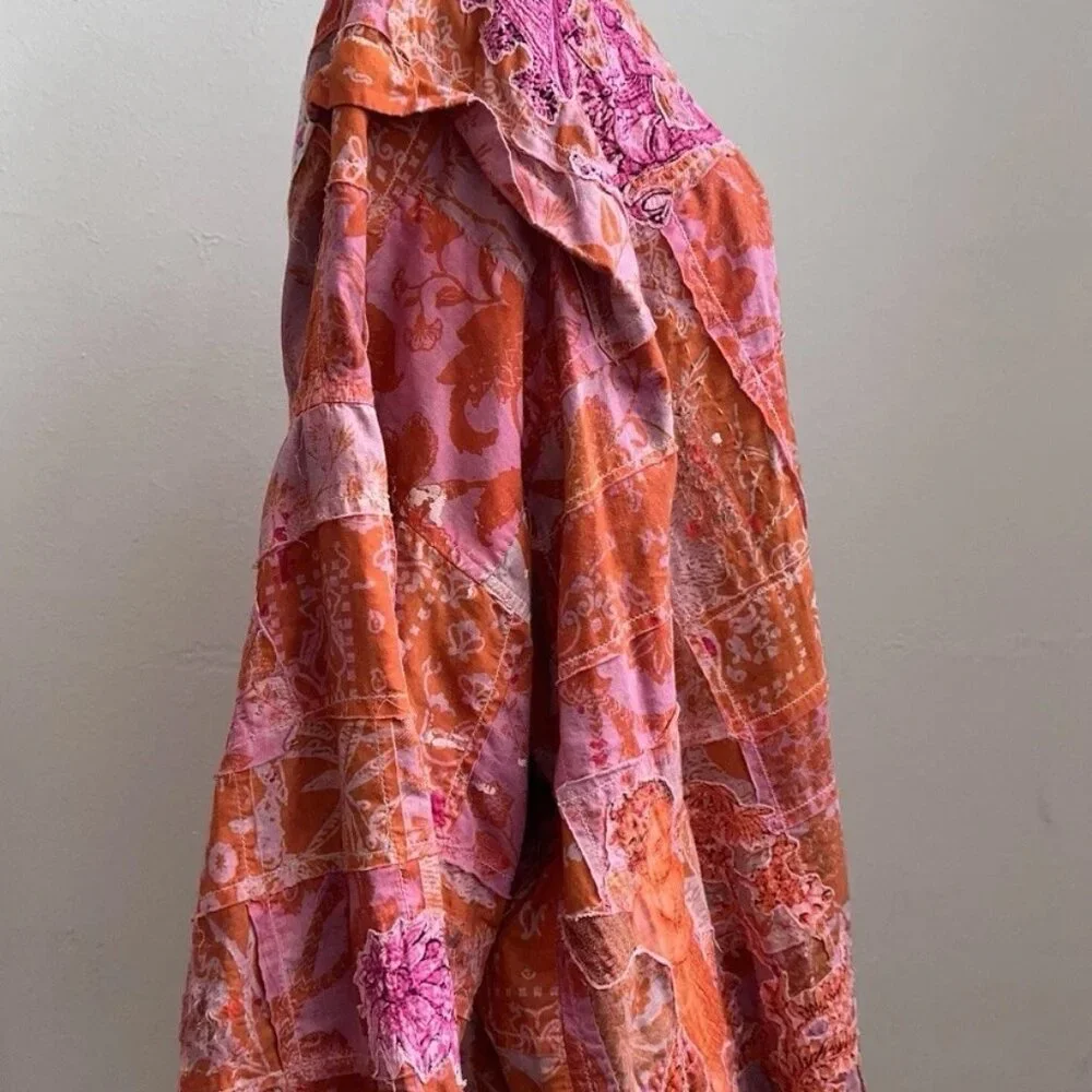 Magnolia Pearl - Patchwork Kei Kimono - NWOT - Picture 6 of 10